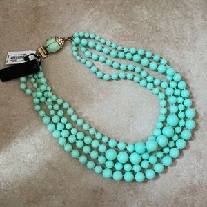 NWT J.Crew Mint Green necklace
